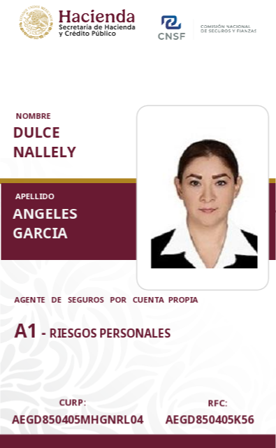 Certificación oficial de Dulce Ángeles - cédula H402156